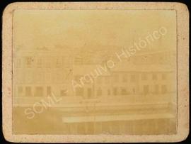 [Vista parcial de uma rua de Portalegre]