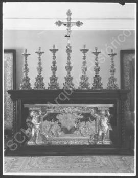 [Plano do conjunto do frontal de altar e banqueta da Santa Casa da Misericórdia de Lisboa]