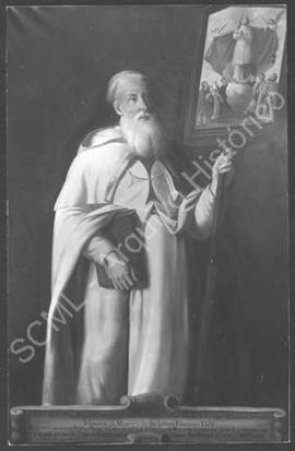 [Plano do retrato de Frei Miguel de Contreiras]