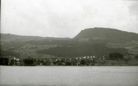 [Vista parcial do Lago de Zurique, na Suíça]