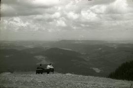 [Vista da cordilheira de Schwarzwald, em Feldberg, na Alemanha]