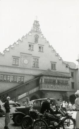 [Vista do antigo edifício da Câmara Municipal de Lindau, na Alemanha]