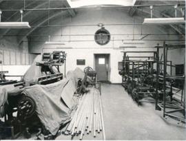 [Plano de parte da sala de tecelagem do Centro de Apoio Social de Lisboa]